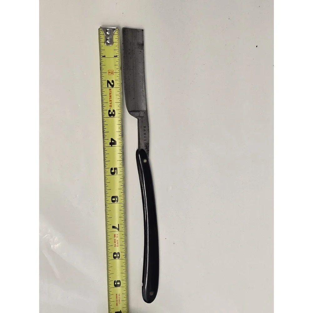 Antique‎ Shaving Straight Razor Joseph Elliot Best Silver Steel w/ Box Rangoon